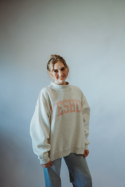 'YESHUA & YHWH' Reversible Mockneck Sweatshirt