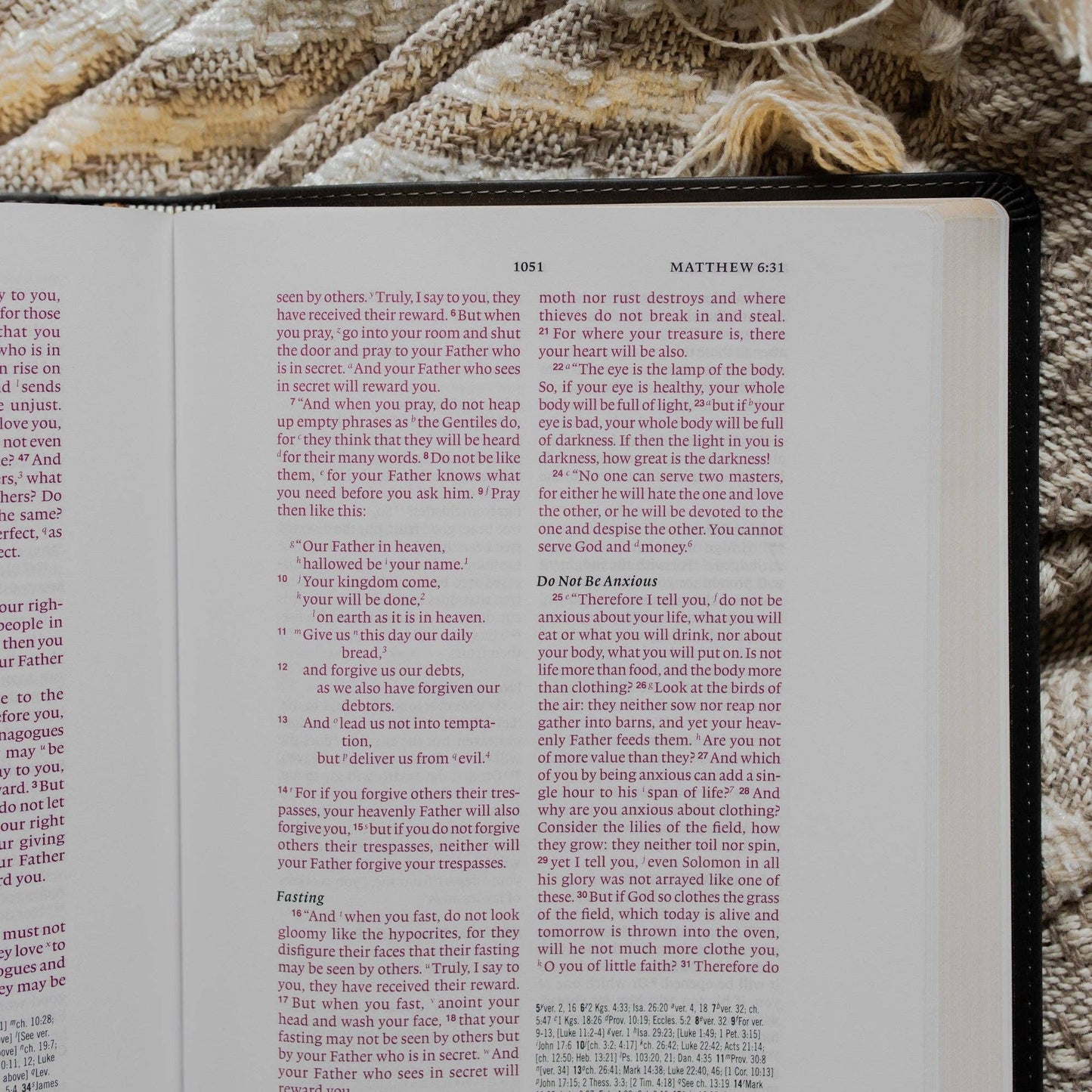Morning Glory ESV Wide Margin Reference Bible