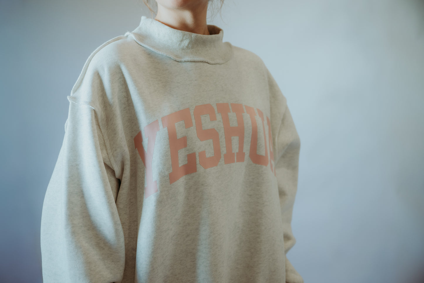 'YESHUA & YHWH' Reversible Mockneck Sweatshirt